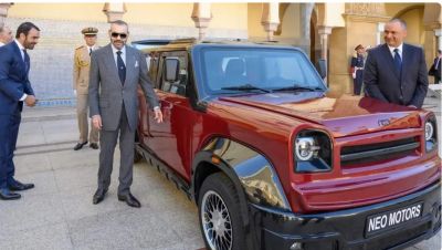 كواليس الاحتفال بعرض أول سيارة مغربية مئة بالمئة بحضور عاهل البلاد