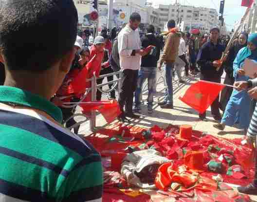 هذه تجارات انتعشت اليوم في مسيرة الرباط -صور