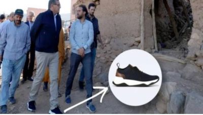 ما لا تعرفونه عن الحذاء الرياضي "السبرديلة" التي ظهر بها أخنوش خلال زيارته لدواوير الحوز