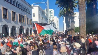 في عز انتفاضة التضامن مع فلسطين الجريحة ... المغاربة يواجهون أخنوش وهذه مطالبهم