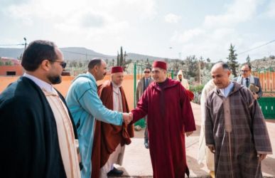 الوالي سعيد أمزازي يواصل جولاته الميدانية الرمضانية من جماعة تقي