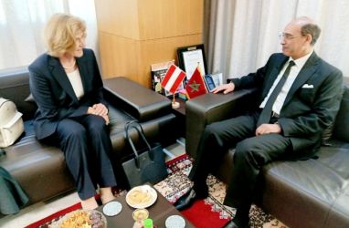 رئيس النيابة العامة يجري مباحثات مع المدعية العامة لجمهورية النمسا 