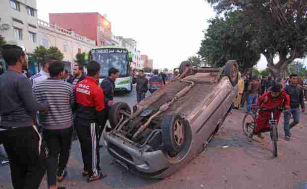 بالصور.. “بلطجية” الوداد والفتح نشروا الرعب في جمعة اسحيم