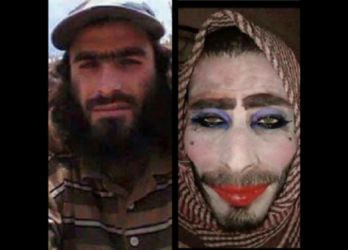 أغبى “داعشي”.. تنكر في هيأة امرأة ونسي شاربه!- صور