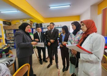 السيد مدير الاكاديمية الجهوية في زيارة ميدانية لتتبع جاهزية مدرسة ياسمينة بمديرية عين الشق  لتمرير الدراسة الدولية PIRLS 2026.